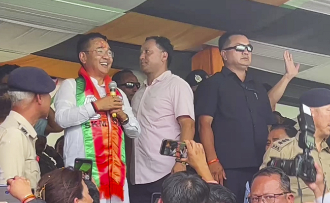 Prem Singh Tamang elected leader of SKM legislature party