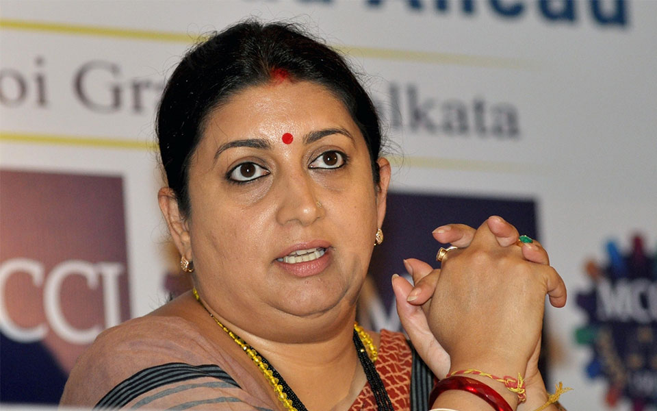 Irani targets Rahul for remarks on hospital for Odisha