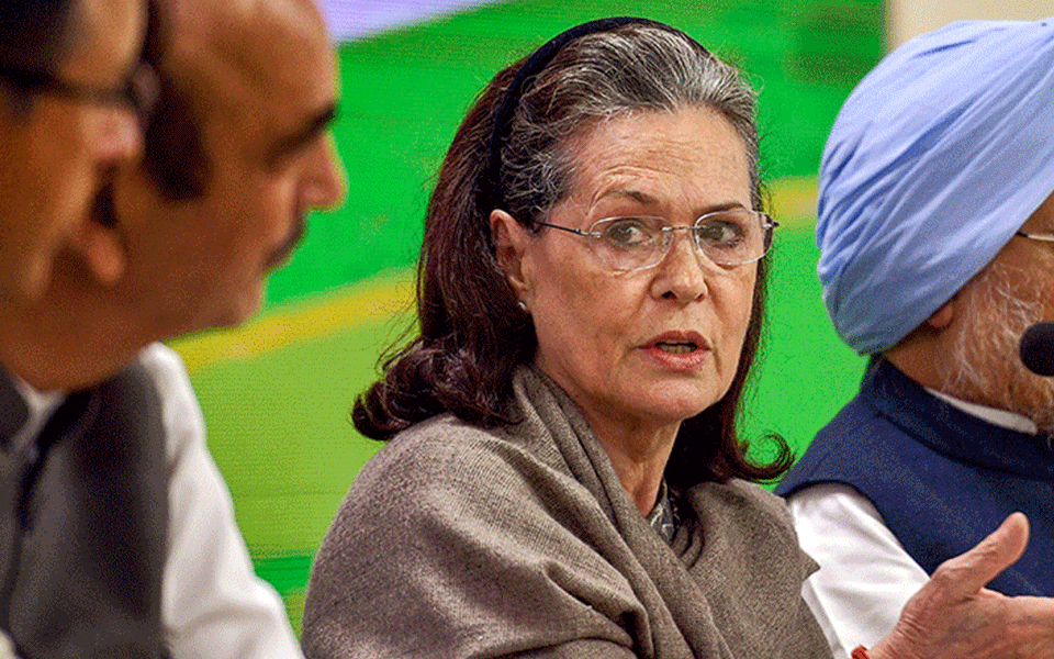 Congress president Sonia Gandhi forms 3 groups to chart road ahead for party