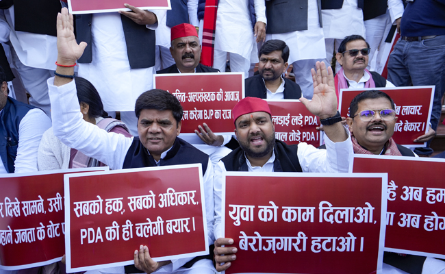 SP members raise slogans in UP Assembly; slam govt over SIR,