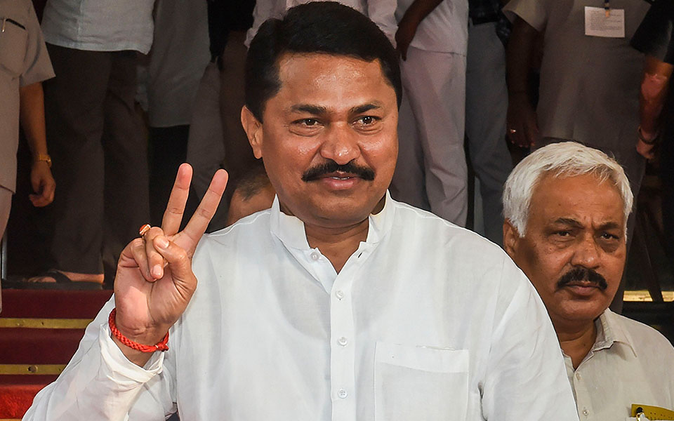 Nana Patole of Congress elected Speaker of Maharashtra as BJP nominee withdraws