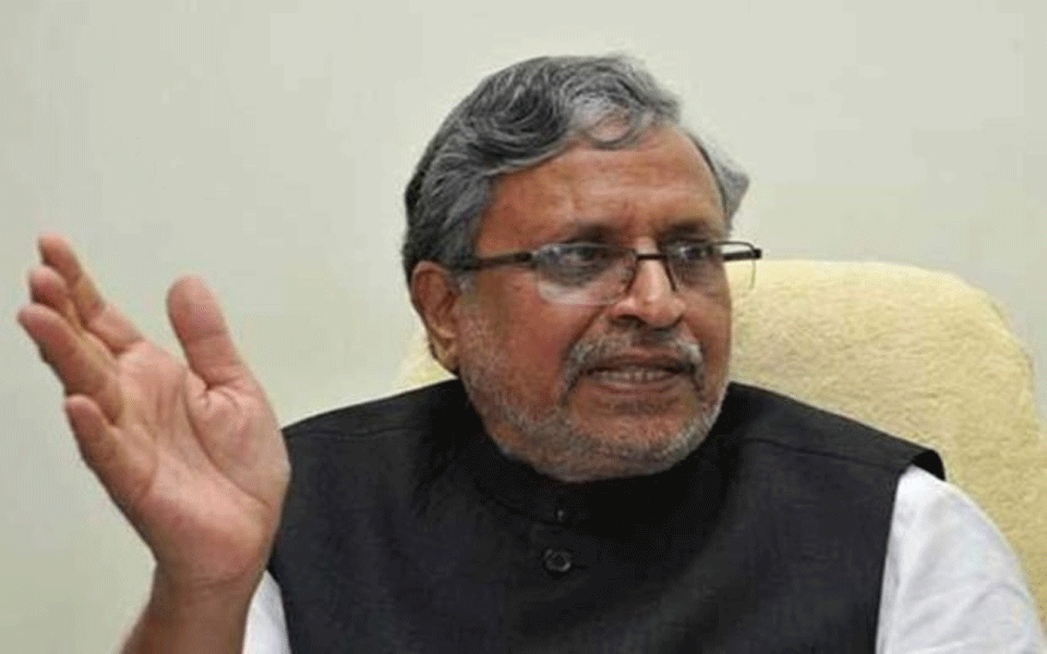 Government to track down GST defaulters, warns Sushil Modi