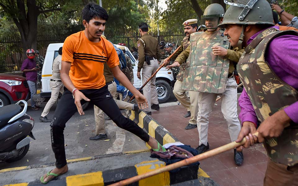 This is Modi's emergency: Sitaram Yechury on police action against protesting JNU students