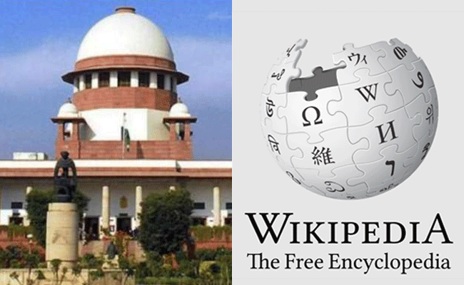 Online sources such as Wikipedia not completely dependable: SC