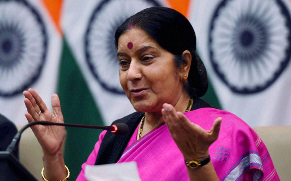 Sushma Swaraj assures help to man who lost passport before wedding