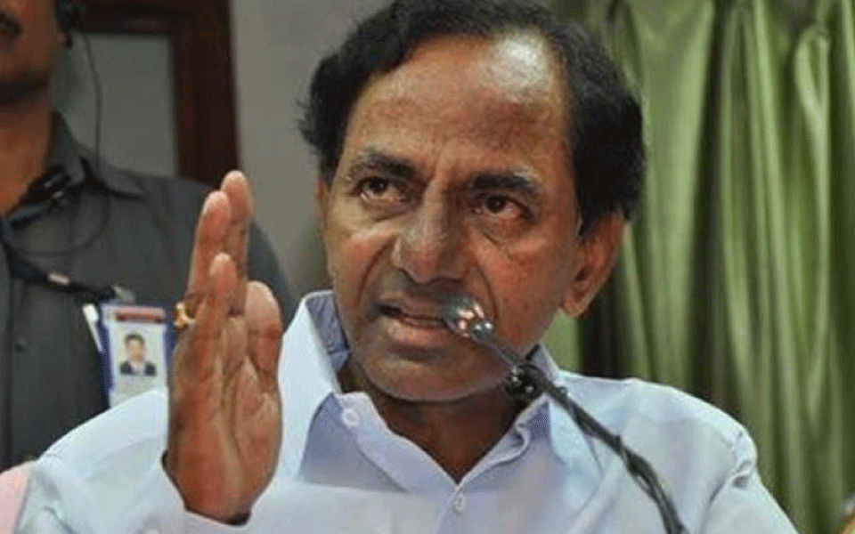 Don't become slaves to Delhi parties: KCR