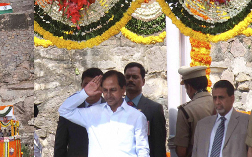 Telangana celebrates I-Day with two major schemes