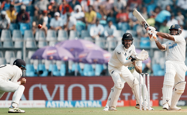 India ride on fifties by Gill, Pant to reach 195/5 at lunch, trail by 40 runs against NZ in 3rd Test