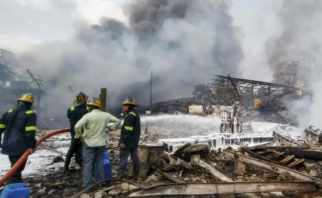 5 hurt, 40 two-wheelers destroyed in fire in basement of Dombivli building