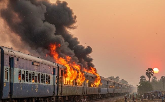 Bengal: Coach of empty passenger train catches fire, none injured