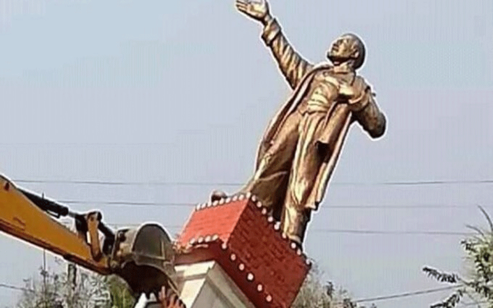 Lenin statues razed in Tripura, post-poll violence continues