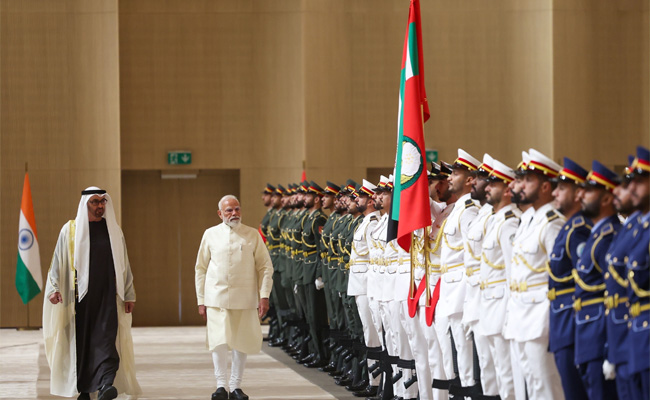 PM Modi reaches UAE, marks the beginning of five-nation visit