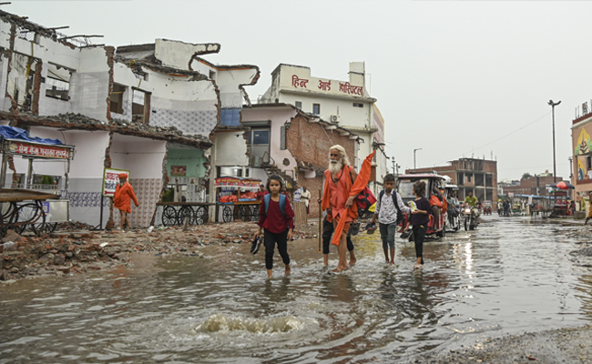 Ayodhya: UP govt suspends six officials after road cave-ins, waterlogging on Ram Path