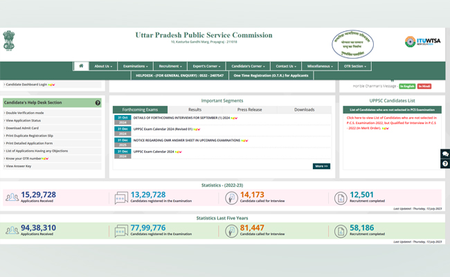 UPPSC opens registration for UP combined State Agriculture Services Mains Exam 2024