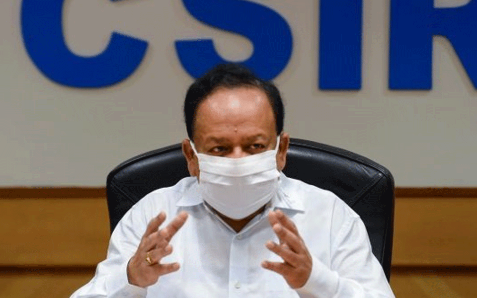 Over six COVID-19 vaccines in offing in India: Union Health Minister Harsh Vardhan