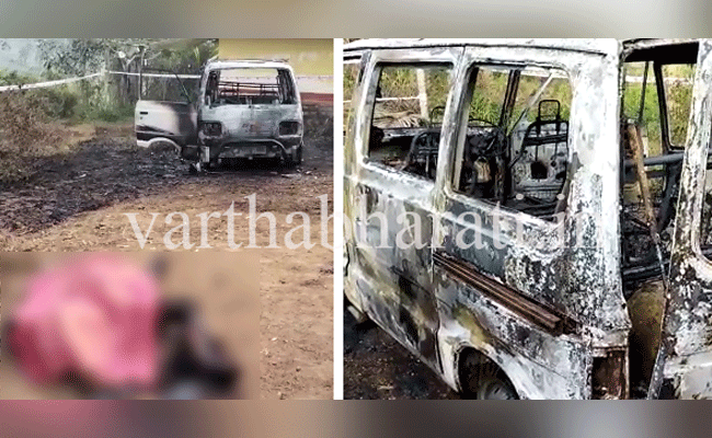 Driver in Karkala sets himself ablaze after pouring petrol in his car