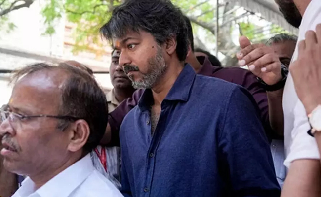 For supporters, ''Thalapathy'' Vijay becomes ''Muthalamaichar'' Vijay