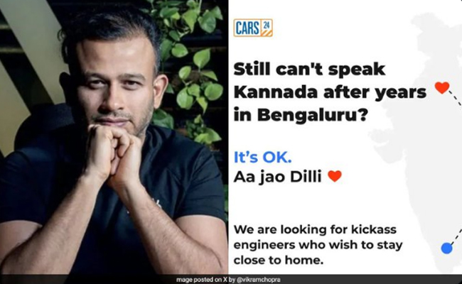 Can't speak kannada? Come to Delhi: CEO's post stirs debate on language, inclusivity