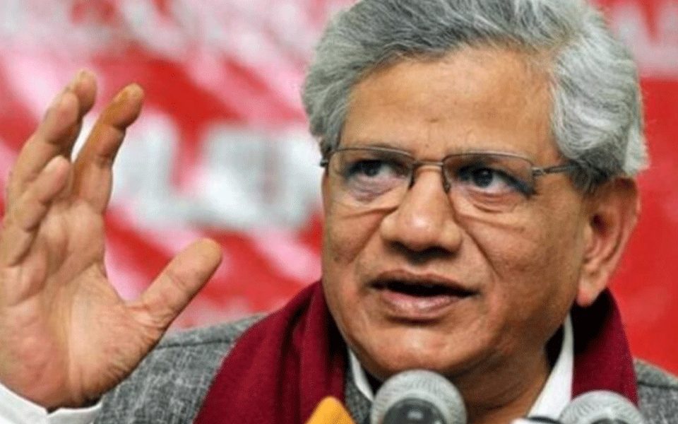 BJP remains inspired by killers of Gandhi: Sitaram Yechury on Pragya's Godse remarks