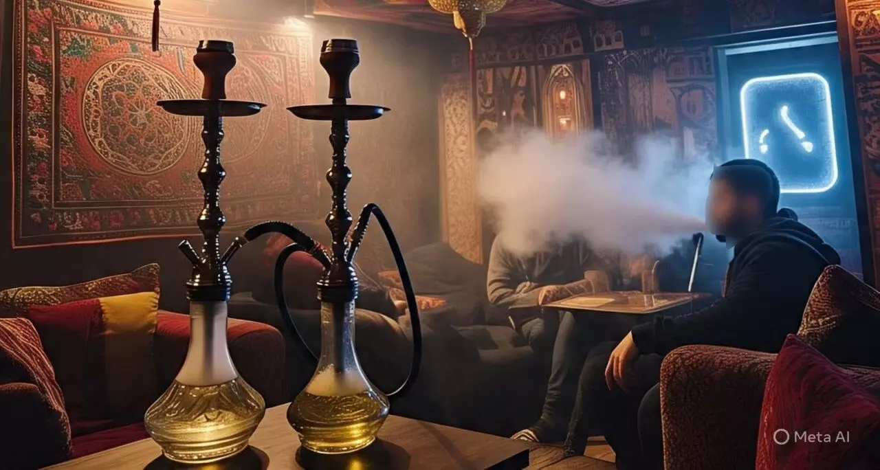 CCB Police raid hookah bar in parking area of mall in Mangaluru; legal action taken against 3 men