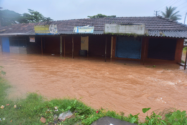 DK rains: Water stagnation, flooding reported at various places in Mangaluru