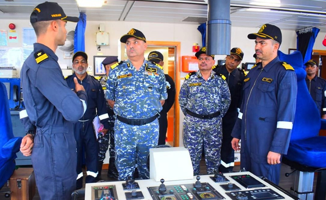 Coast Guard commander reviews operational readiness of Mangaluru unit