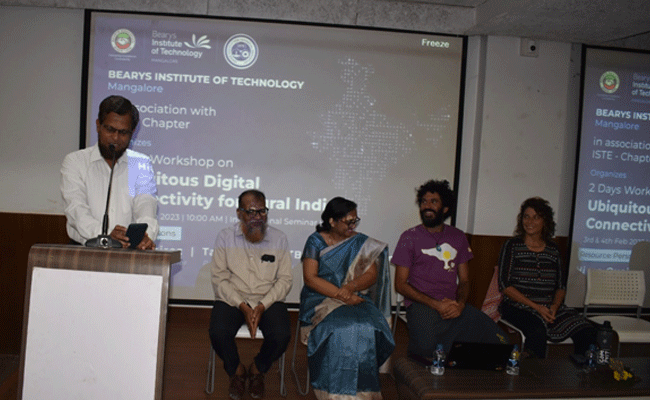 BIT's two-day workshop on Ubiquitous Digital Connectivity in Rural India held