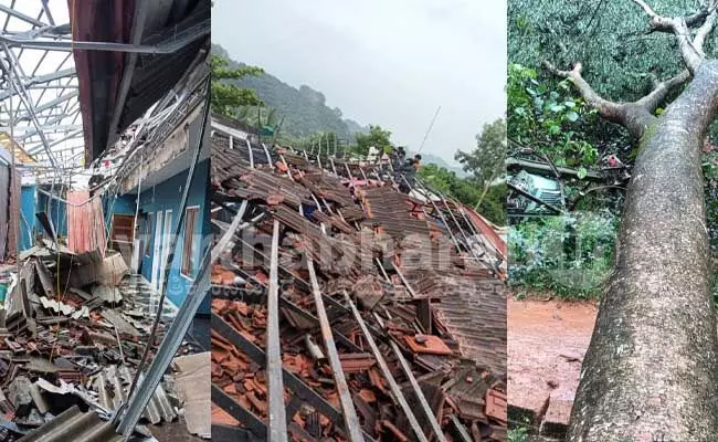 Belthangady: Heavy storm causes extensive damage in Maladi