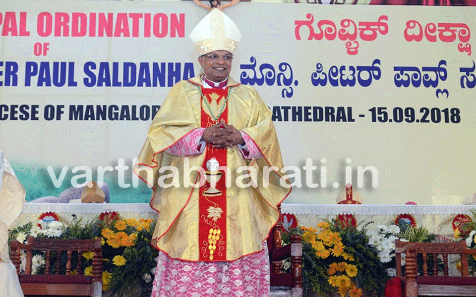 Dr. Peter Paul Saldanha is 14th Bishop of Mangaluru Diocese