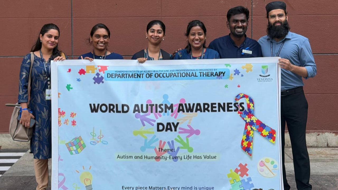 Yenepoya University conducts autism awareness campaign in Mangaluru