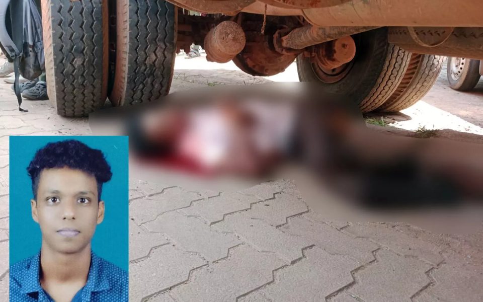 19-year-old youngster walking on footpath mowed down by speeding tipper in Kundapur