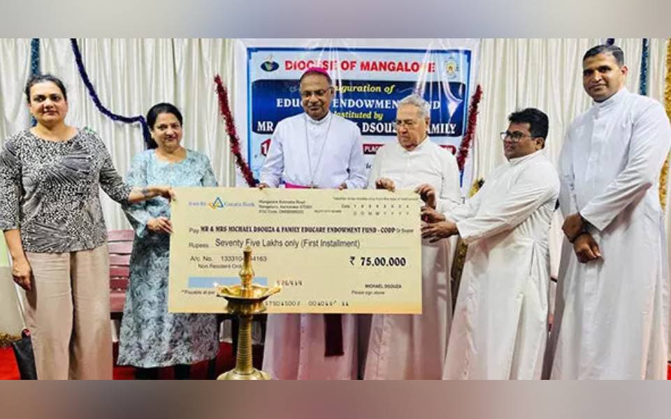 M'luru: NRI Michael D'Souza family launches 'Educare Endowment' fund to aid underprivileged students