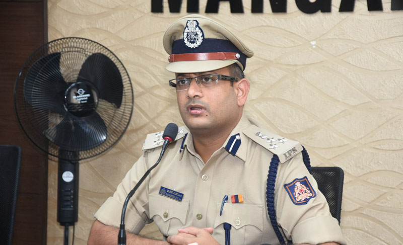 Mangaluru Police Commissioner Dr. PS Harsha transferred, Anti-Naxal Force's Vikas Kumar to take over