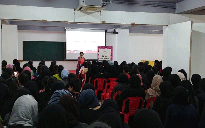 Mangaluru: ‘Ab Samjhauta Nahin’ workshop on women rights and safety held at Indian Design School