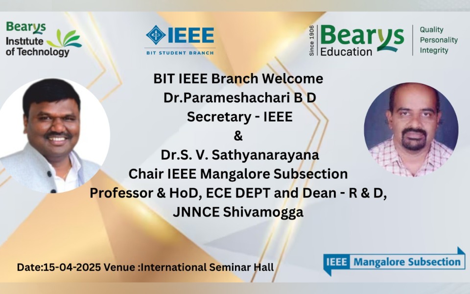 IEEE awareness program held at Bearys Institute of Technology