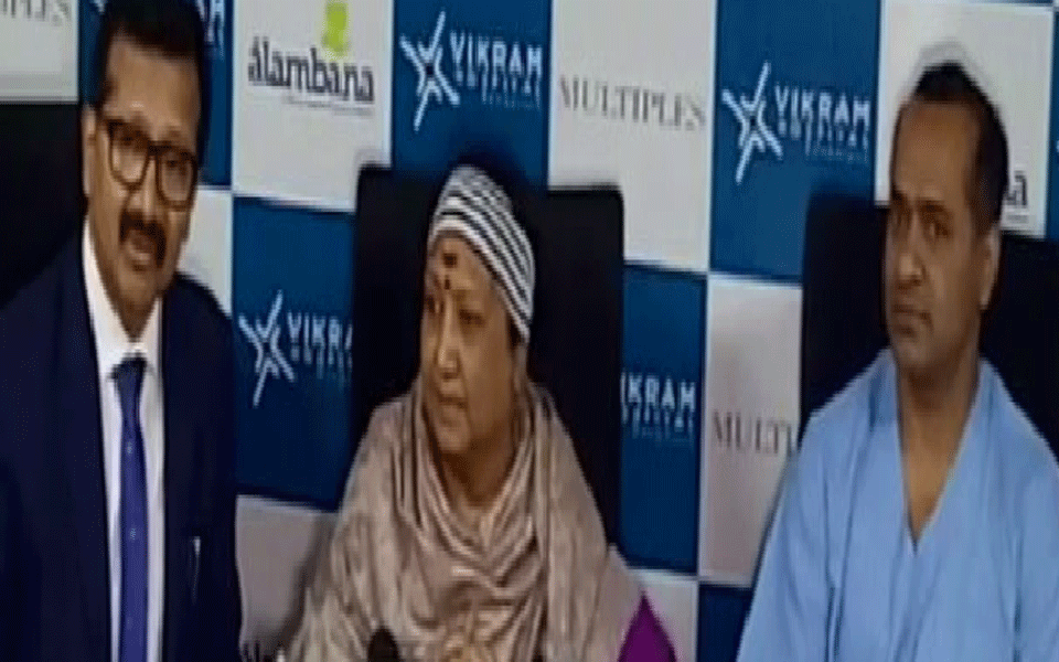 Veteran actress Jayanthi discharged from hospital