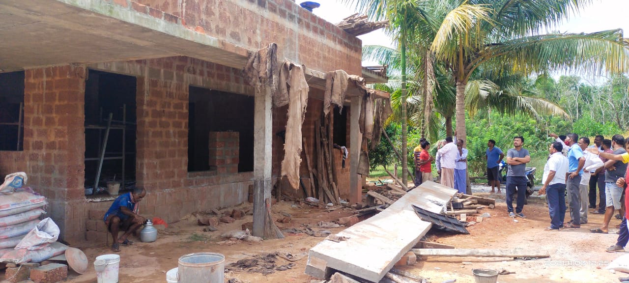 Udupi: Construction worker killed, another injured after slab of under-construction house collapse