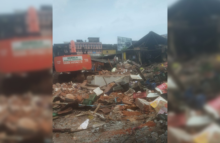 Mangaluru old central market building demolished