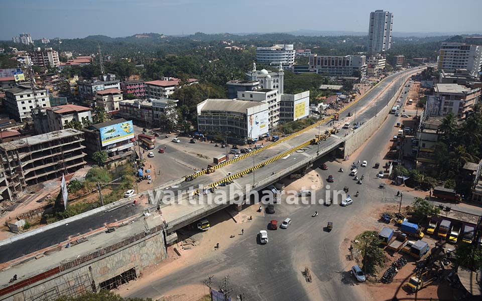 Mangaluru: Pumpwell flyover construction nears end; expected to be inaugurated on January 31