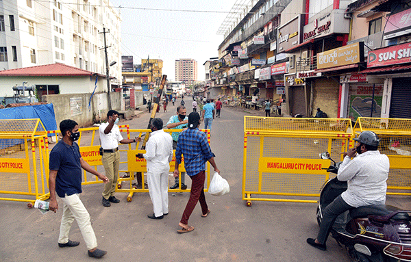 Total lockdown in 17 panchayats in Dakshina Kannada district