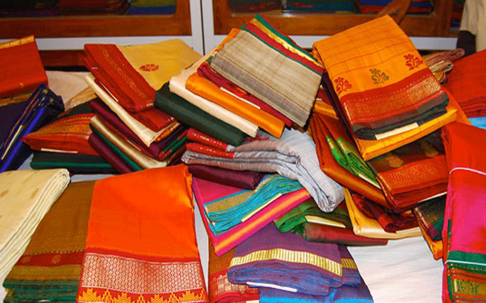 More than 1200 saris seized in Bantwal bank