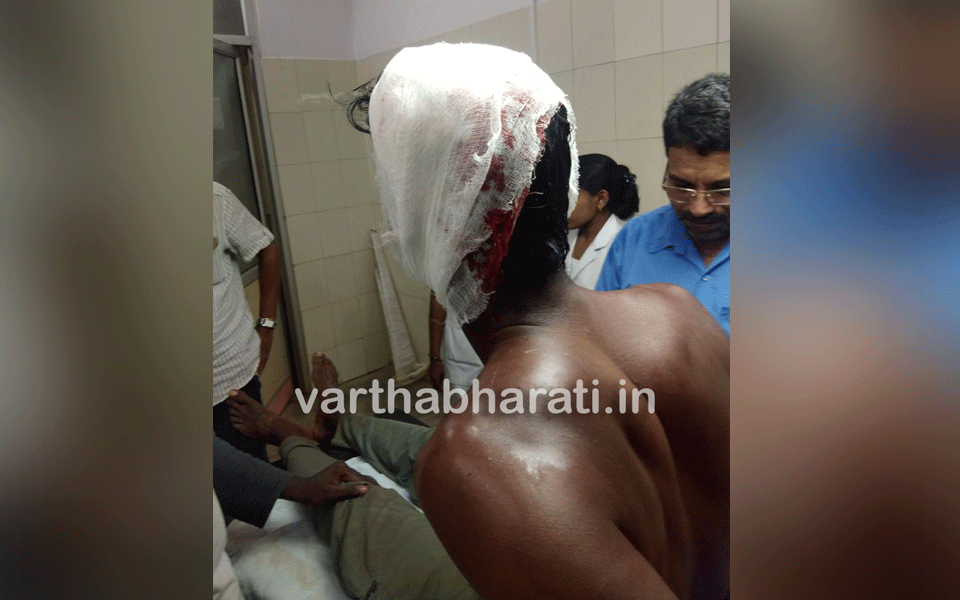 Adyar Padav tense after Stones pelted at Religious places