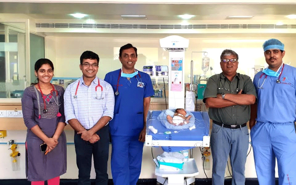 Mangaluru: 3-day-old baby operated at A J Hospital for rare congenital heart disease