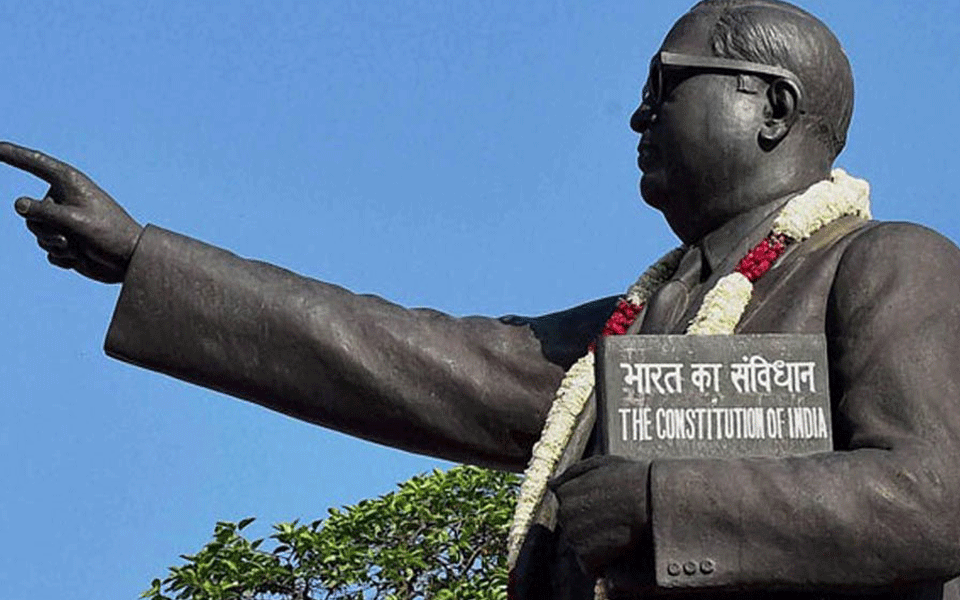 BR Ambedkar's statue found damaged in UP's Ballia