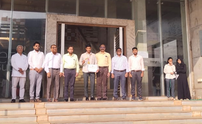 BIT student Muhammad Humaid felicitated for excellence in Karate