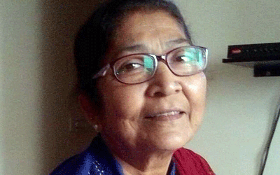 Senior Author Mumtaz Begum Passes Away at 72