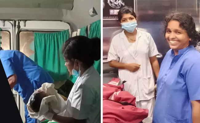 Belthangady: Woman delivers baby boy in ambulance