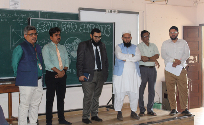 Anjuman College in Bhatkal holds logo competition on theme “Save Food – Save Life”