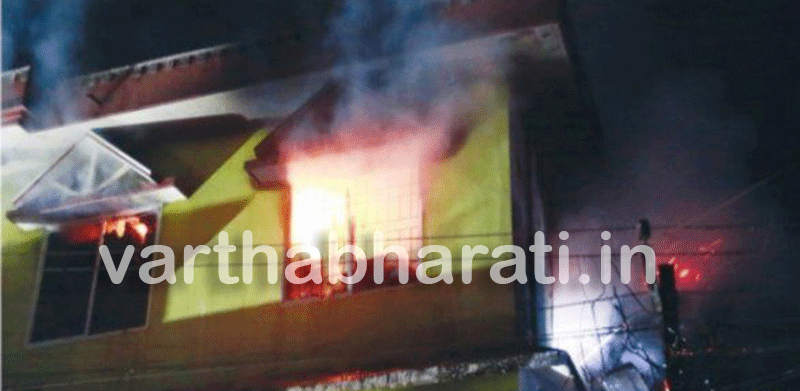 Fire engulfs Kasargod warehouse, goods worth lakhs destroyed