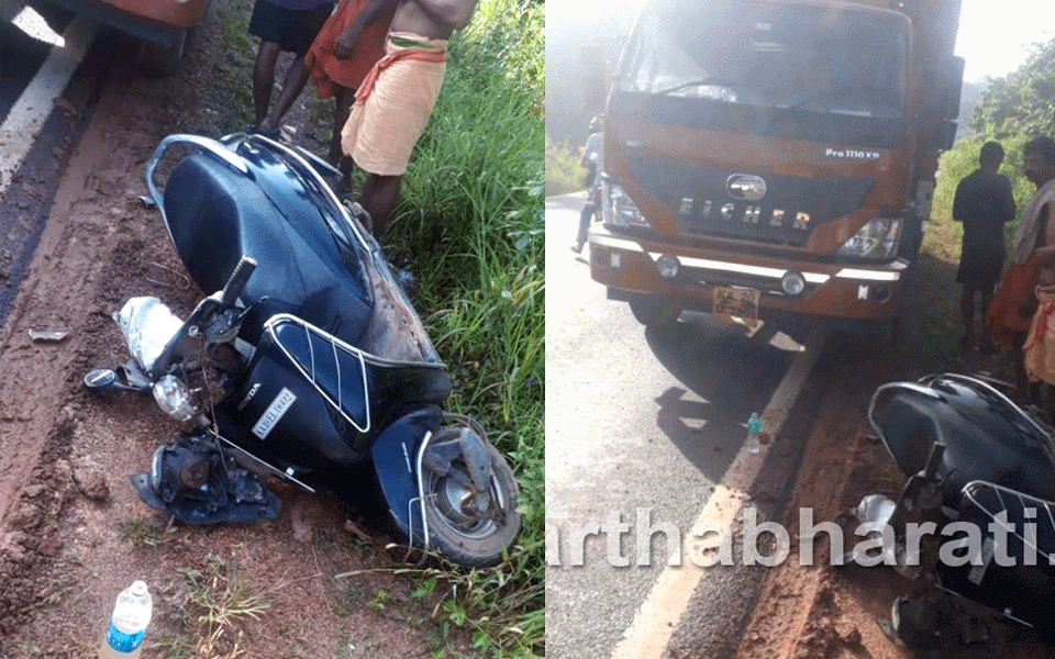 Road Accident at Budoli: Two-wheeler rider injured